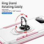 Til Google Pixel 10a Cover Militærstandard Ring Kickstand PC + TPU Telefoncover
