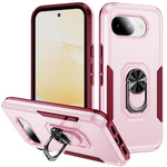 Til Google Pixel 10a Cover Militærstandard Ring Kickstand PC + TPU Telefoncover