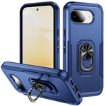 Til Google Pixel 10a Cover Militærstandard Ring Kickstand PC + TPU Telefoncover