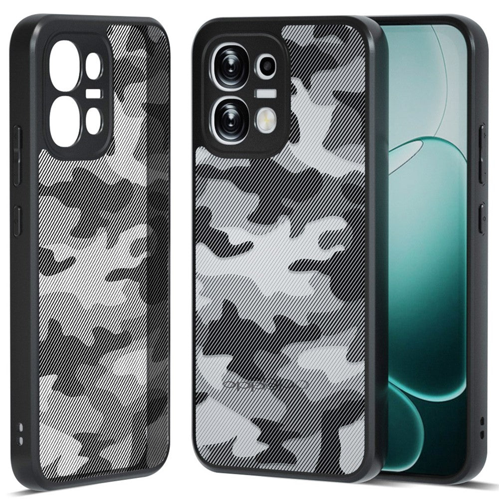 IBMRS Phone Case For Oppo A6 Pro 4G / A6 Pro 5G / F31 5G Soft TPU Frame Hard PC Back Anti-Fall Phone Cover
