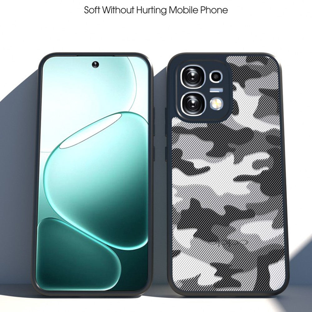 IBMRS Phone Case For Oppo A6 Pro 4G / A6 Pro 5G / F31 5G Soft TPU Frame Hard PC Back Anti-Fall Phone Cover