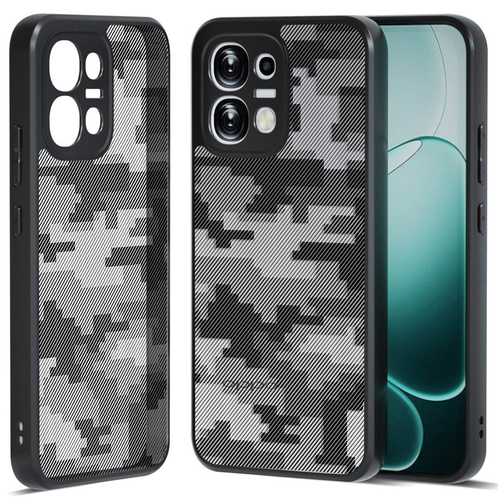 IBMRS Phone Case For Oppo A6 Pro 4G / A6 Pro 5G / F31 5G Soft TPU Frame Hard PC Back Anti-Fall Phone Cover