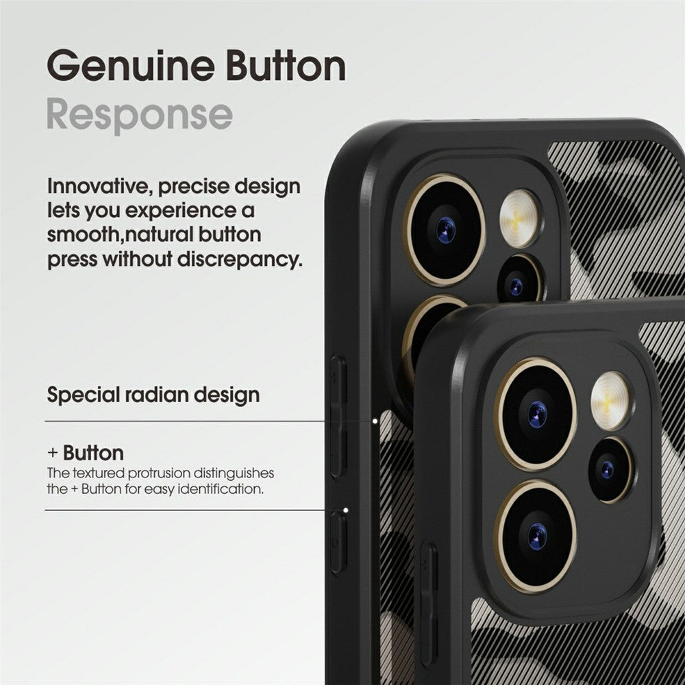 IBMRS For Oppo Reno15 F 5G Case Soft TPU Frame Hard PC Back Anti-Fall Phone Cover