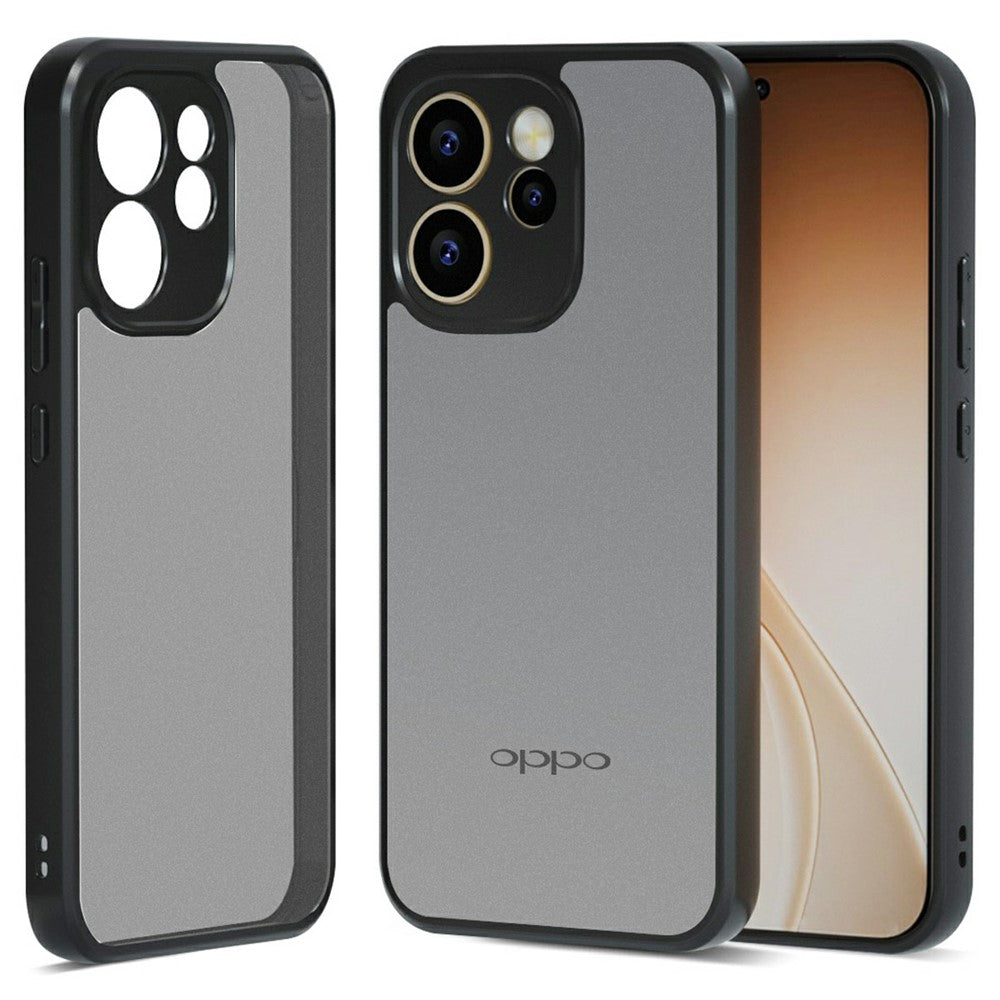 IBMRS For Oppo Reno15 F 5G Case Soft TPU Frame Hard PC Back Anti-Fall Phone Cover
