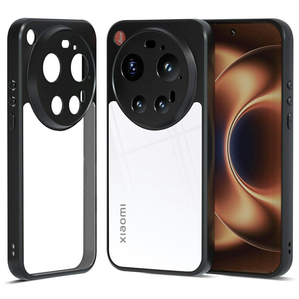 IBMRS For Xiaomi 17 Ultra 5G Case Soft TPU Frame Hard PC Back Anti-Fall Phone Cover