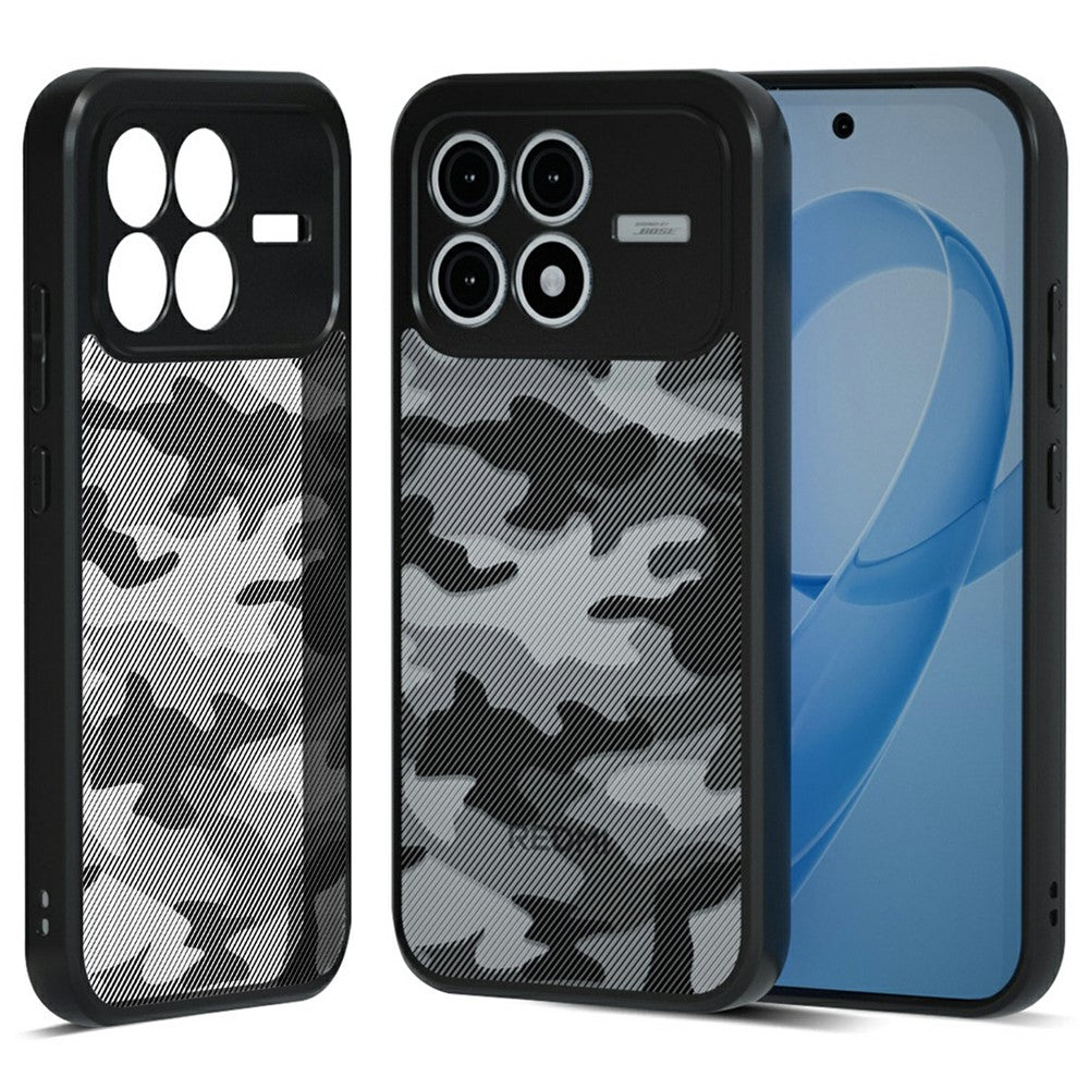 IBMRS Phone Case For Xiaomi Poco F8 Pro 5G  /  Redmi K90 5G Soft TPU Frame Hard PC Back Anti-Fall Phone Cover