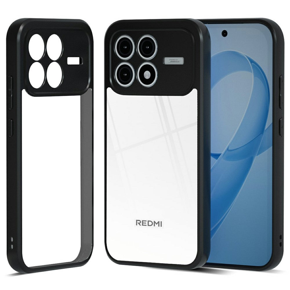 IBMRS Phone Case For Xiaomi Poco F8 Pro 5G  /  Redmi K90 5G Soft TPU Frame Hard PC Back Anti-Fall Phone Cover