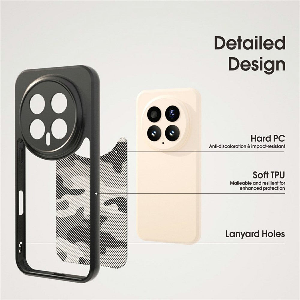 IBMRS For Honor Magic8 Pro 5G Case Soft TPU Frame Hard PC Back Anti-Fall Phone Cover