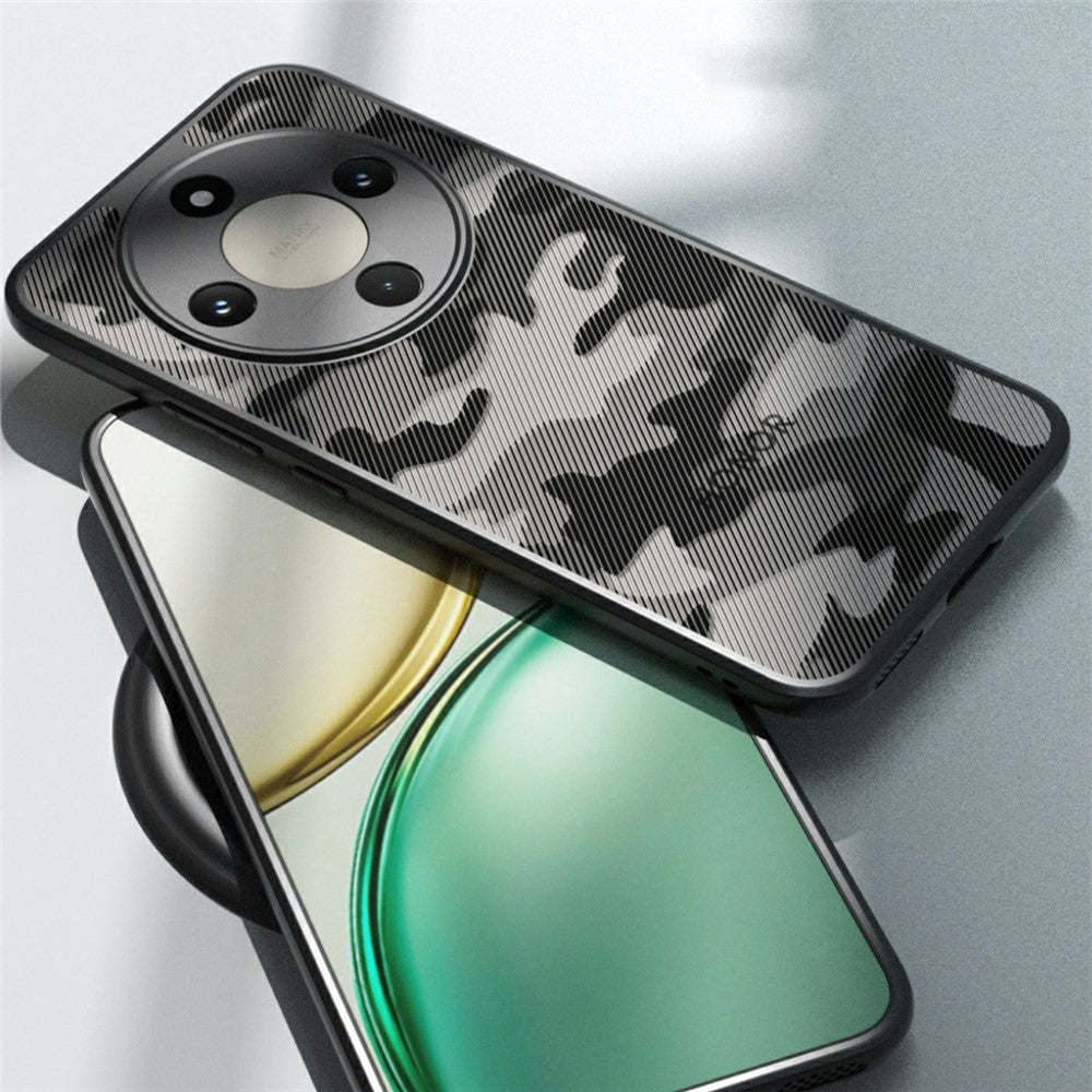 IBMRS Phone Case For Honor Magic8 Lite 5G  /  X9d 5G  /  X70 5G Soft TPU Frame Hard PC Back Anti-Fall Phone Cover