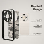 IBMRS Phone Case For Honor Magic8 Lite 5G  /  X9d 5G  /  X70 5G Soft TPU Frame Hard PC Back Anti-Fall Phone Cover