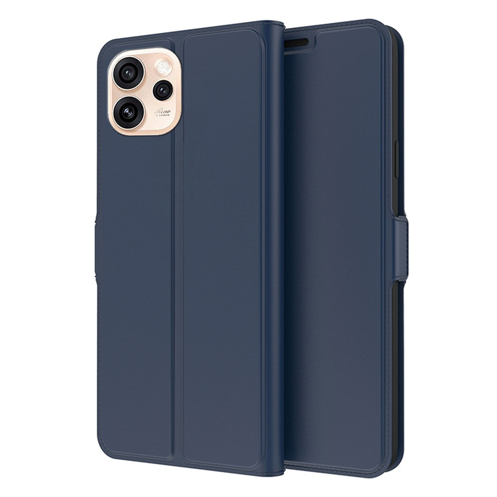Oppo Reno15 Pro Max 5G (Global) / Reno15 Pro 5G (Kina) Skal Stötsäkert TPU Innerskal Läder mobilfodral Kortplats