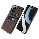 For Xiaomi Civi 2 5G / 12 Lite NE 5G Anti-scratch Hard PC Protective Cover Cloth Texture Dual Card Slots Phone Case