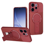 Oppo Reno15 F 5G-skal i kolfiberstruktur med PC + TPU och stöd
