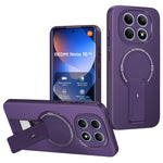 mobilskal för Xiaomi Poco M8 5G / Redmi Note 15 5G (Global) Kolfiberstruktur PC + TPU mobilskal med Stöd