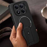 For Xiaomi Redmi Note 15 Pro 5G (Global) Case Carbon Fiber Texture PC + TPU Phone Cover with Kickstand