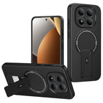Phone Case For Xiaomi Poco M8 Pro 5G  /  Redmi Note 15 Pro+ 5G (Global) Carbon Fiber Texture PC + TPU Phone Cover with Kickstand