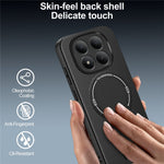 Phone Case For Xiaomi Poco M8 Pro 5G  /  Redmi Note 15 Pro+ 5G (Global) Carbon Fiber Texture PC + TPU Phone Cover with Kickstand