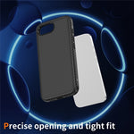 For iPhone 17th / 16th Magnetic Phone Case Carbon Fiber Texture PC TPU Back Cover