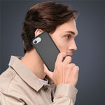 For iPhone 17th / 16th Magnetic Phone Case Carbon Fiber Texture PC TPU Back Cover
