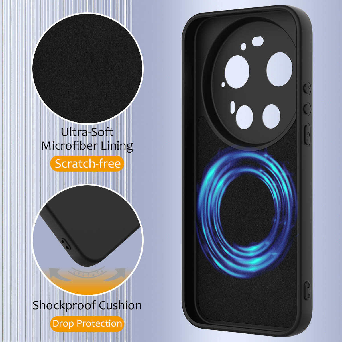 Xiaomi 17 Ultra 5G Magnetiskt Skal Anti-Drop Flytande Silikon mobilskal med Snodd