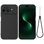 For Huawei nova 15 Ultra 5G Liquid Silicone Case Phone Back Cover with Hand Strap