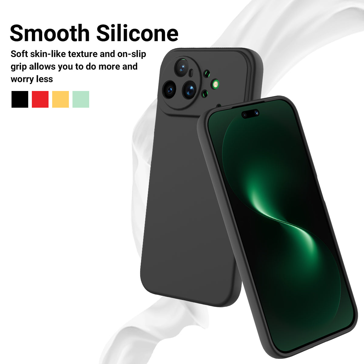 For Huawei nova 15 Ultra 5G Liquid Silicone Case Phone Back Cover with Hand Strap