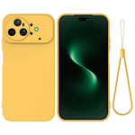 For Huawei nova 15 Ultra 5G Liquid Silicone Case Phone Back Cover with Hand Strap
