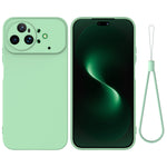 For Huawei nova 15 Ultra 5G Liquid Silicone Case Phone Back Cover with Hand Strap