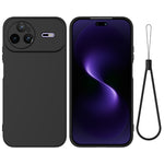 Huawei Nova 15 Pro 5G Flytande Silikonskal mobil Baksida med Handrem