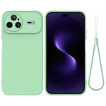 For Huawei nova 15 Pro 5G Liquid Silicone Case Phone Back Cover with Hand Strap