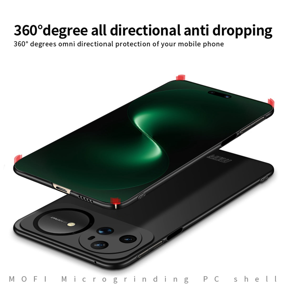 MOFI För Huawei Nova 15 Ultra 5G mobilskal Shield Matte Series Ultra Slim PC Skyddande Skal