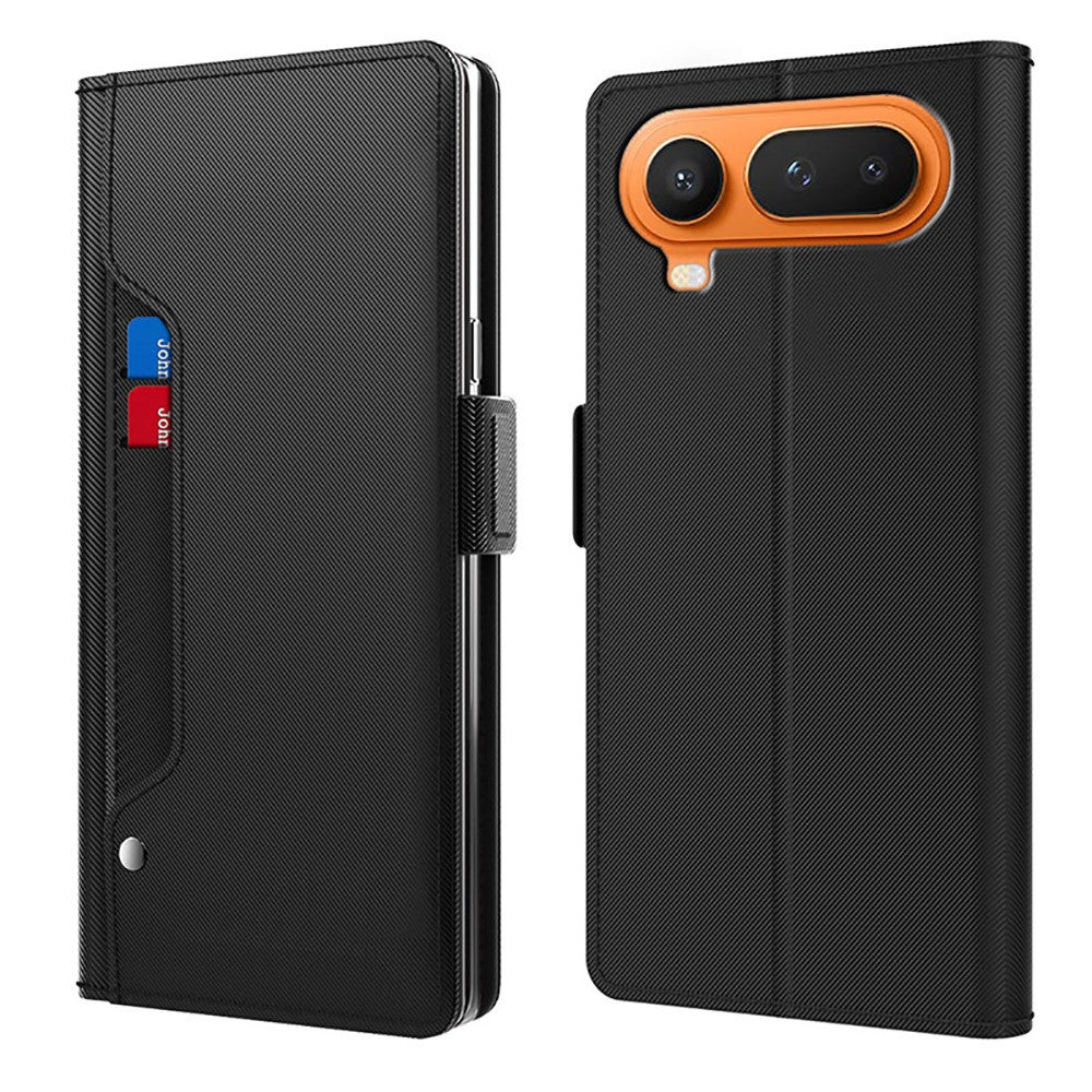 For Honor Magic8 Pro Air 5G Case PU+TPU Magnetic Flip Phone Cover with Stand