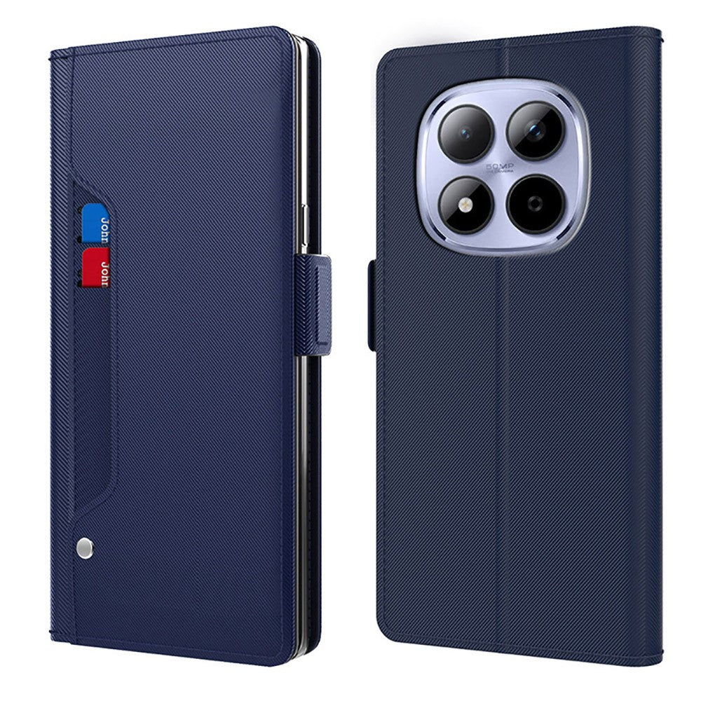 For Xiaomi Redmi Note 15 5G (Global) / Poco M8 5G Case PU+TPU Magnetic Flip Phone Cover with Stand