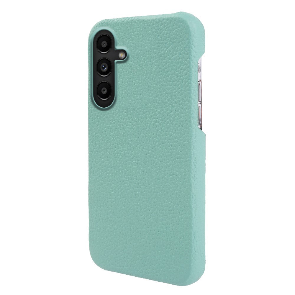 For Samsung Galaxy M16 5G  /  F16 5G Magnetic Case Litchi Texture Genuine Cow Leather + PC Shockproof Phone Back Cover