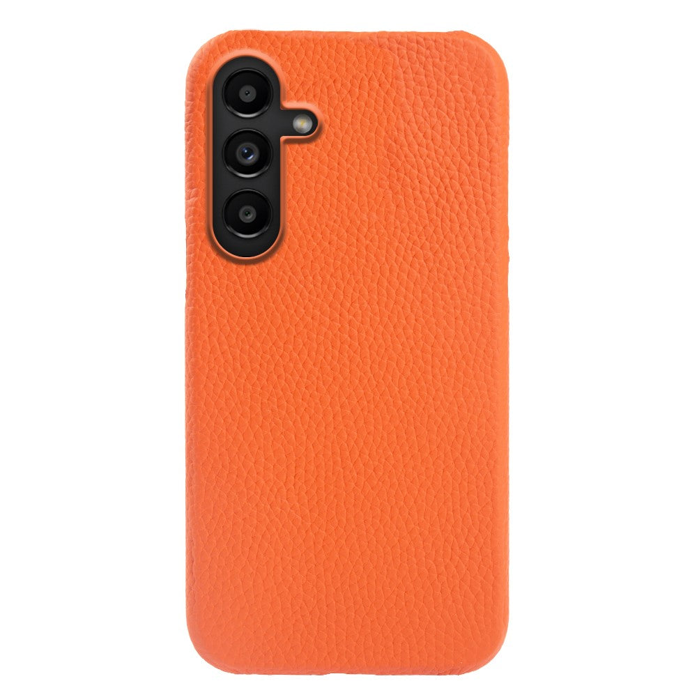 For Samsung Galaxy M16 5G  /  F16 5G Magnetic Case Litchi Texture Genuine Cow Leather + PC Shockproof Phone Back Cover