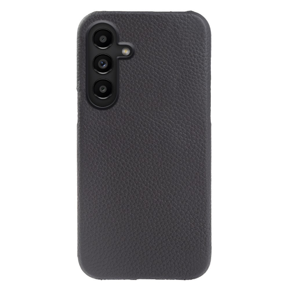 For Samsung Galaxy M16 5G  /  F16 5G Magnetic Case Litchi Texture Genuine Cow Leather + PC Shockproof Phone Back Cover