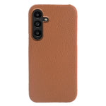 For Samsung Galaxy M16 5G  /  F16 5G Magnetic Case Litchi Texture Genuine Cow Leather + PC Shockproof Phone Back Cover