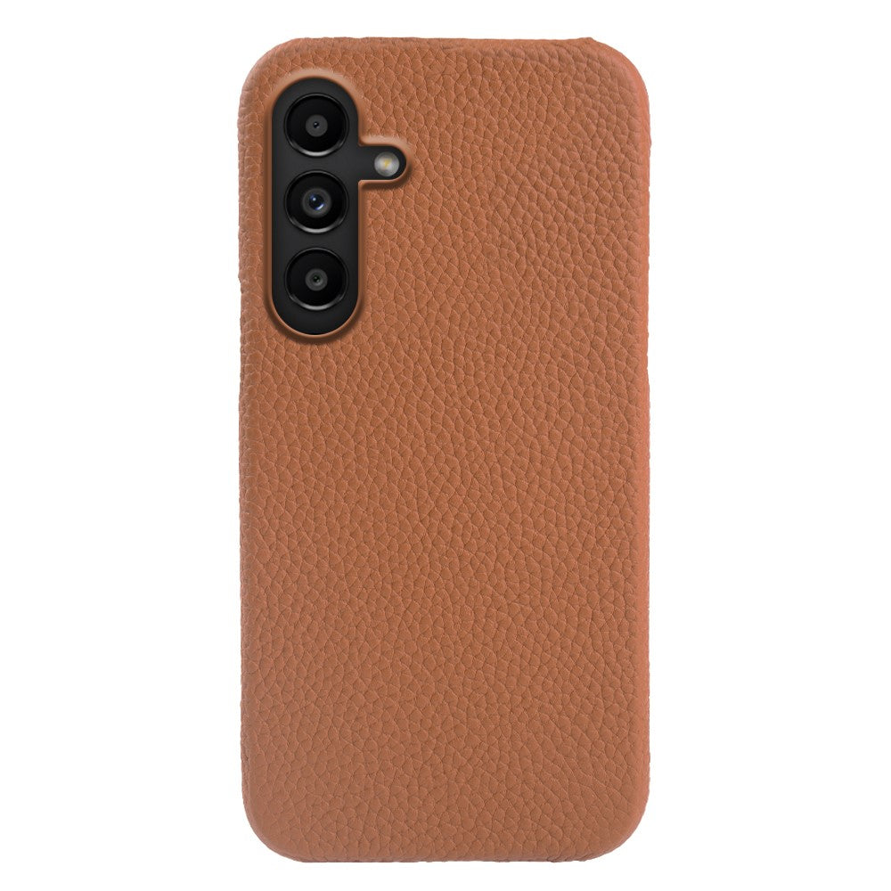 For Samsung Galaxy M16 5G  /  F16 5G Magnetic Case Litchi Texture Genuine Cow Leather + PC Shockproof Phone Back Cover