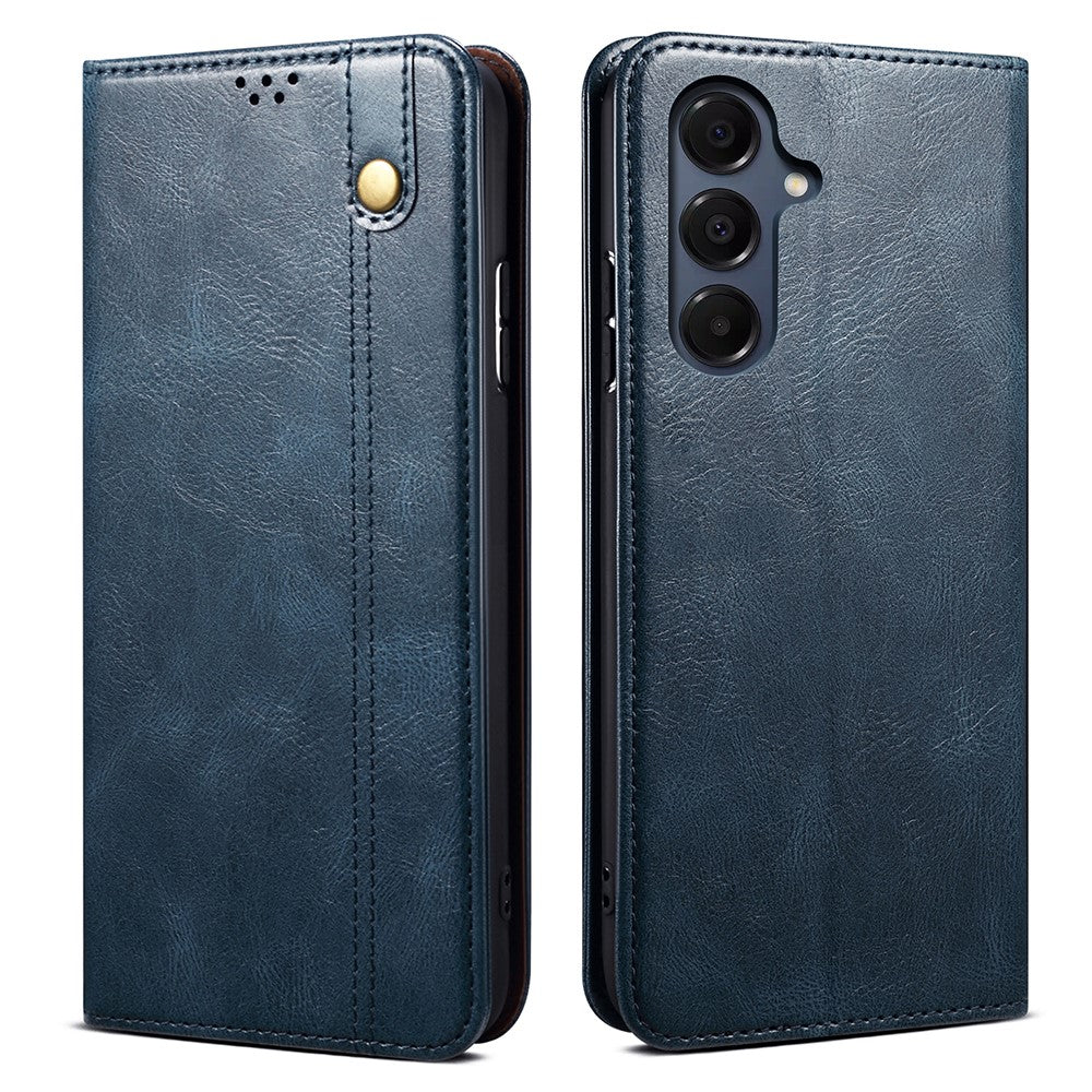For Samsung Galaxy S26 Case Crazy Horse Texture Waxy Leather Wallet Stand Phone Cover