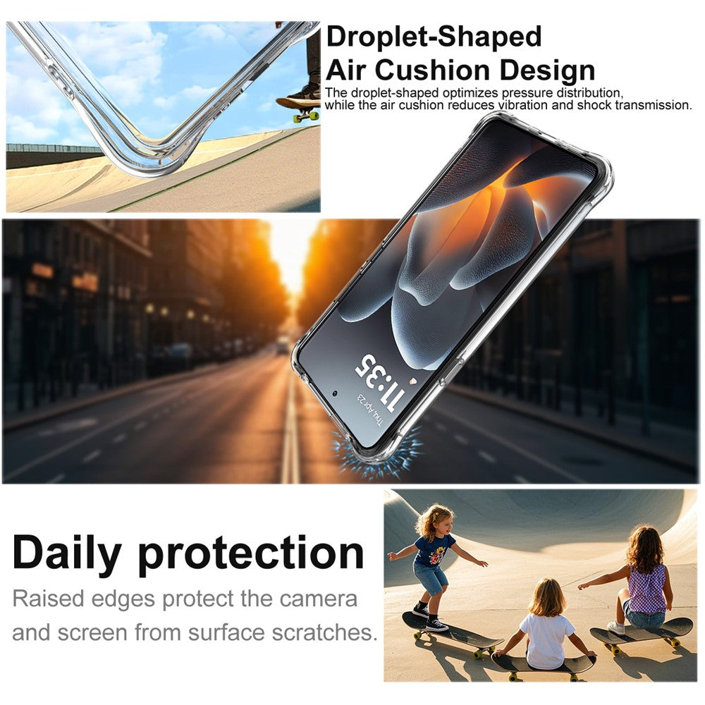 IMAK TPU-skal för Motorola Edge 70 Ultra 5G / Moto X70 Air Pro 5G / Signature 5G mobilskydd krockkudde stötsäkert skydd