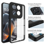 IMAK UX-9A Series Cover til Motorola Edge 70 Ultra 5G / Moto X70 Air Pro 5G / Signature 5G TPU PC Telefoncover med Forstærkede Hjørner