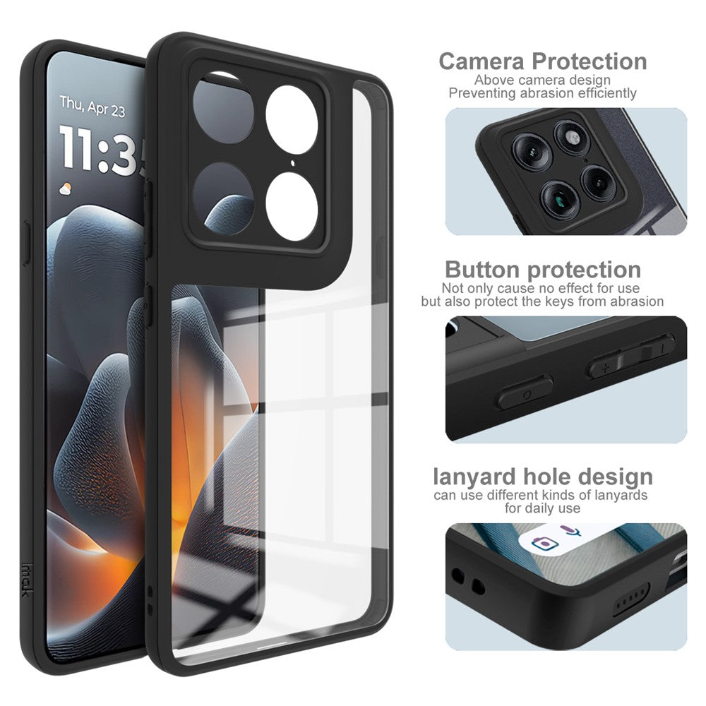IMAK UX-9A Series Cover til Motorola Edge 70 Ultra 5G / Moto X70 Air Pro 5G / Signature 5G TPU PC Telefoncover med Forstærkede Hjørner