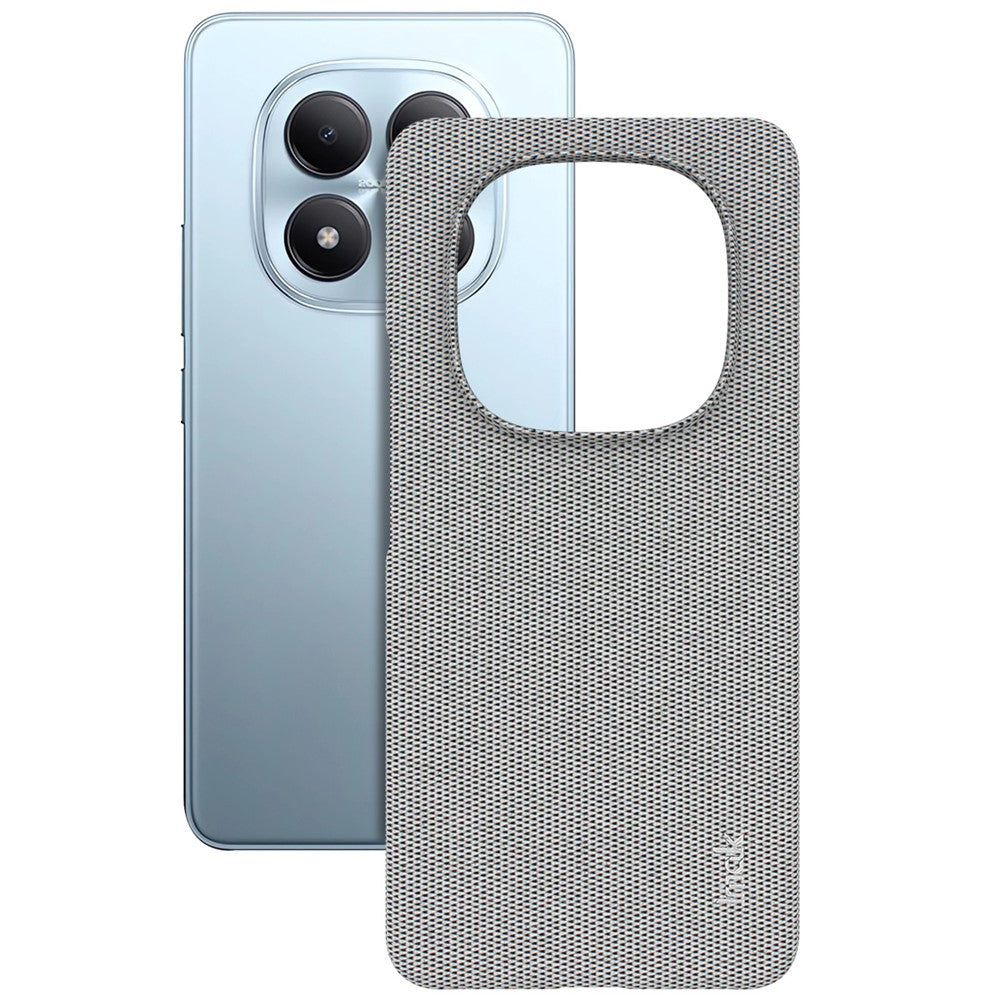 IMAK Ruiyi Series for Xiaomi Redmi Note 15 Pro 4G (Global) Case Fabric Texture Leather + PC Phone Back Cover
