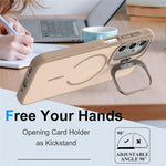 Samsung Galaxy A13 4G / A13 5G Skal Skin-touch PC + TPU Magnetiskt mobilskal med Linsram Stativ