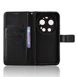 For Xiaomi 17 Ultra by Leica / Xiaomi 17 Ultra 5G Leather Wallet Case with Strap Diamond Texture Phone Cover