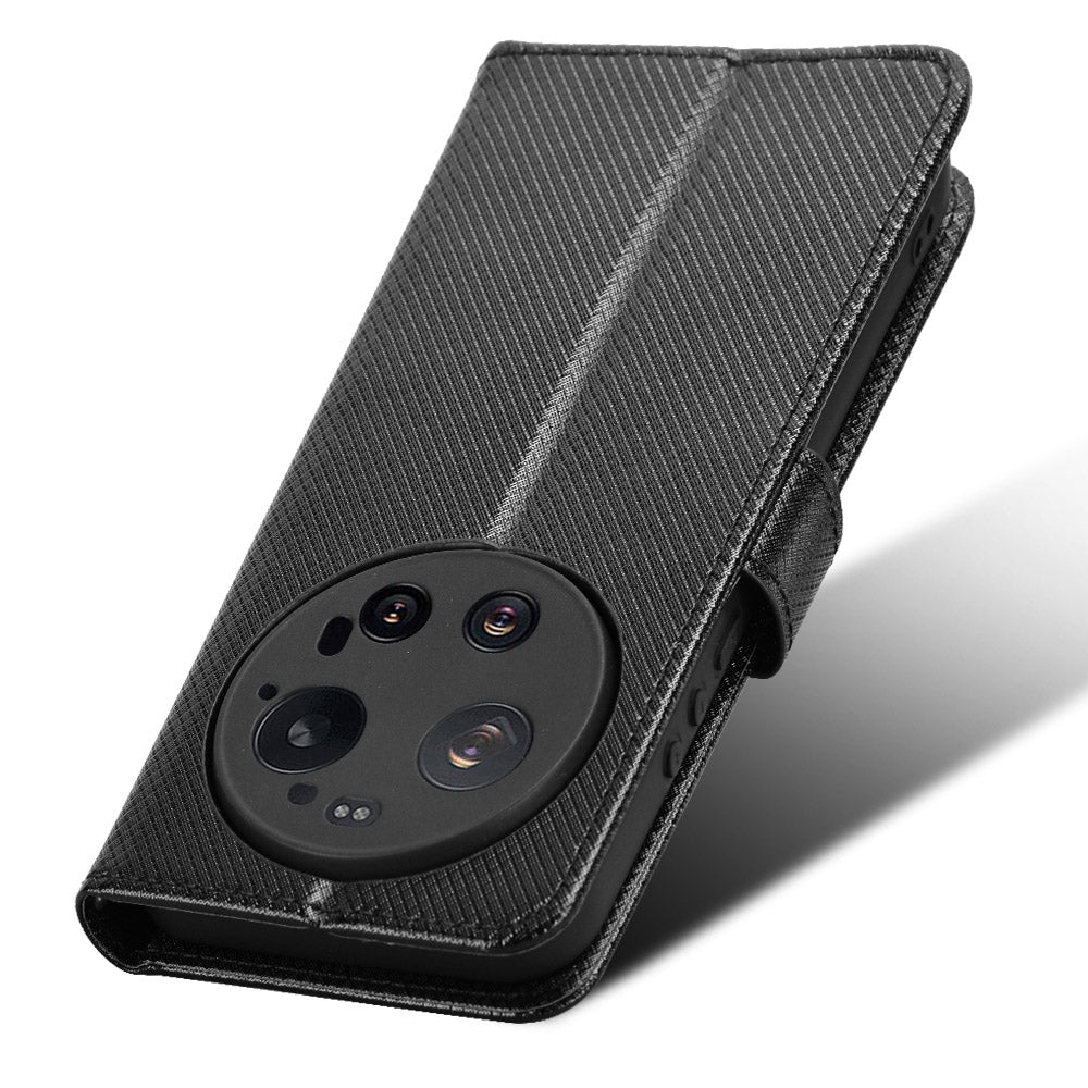 For Xiaomi 17 Ultra by Leica / Xiaomi 17 Ultra 5G Leather Wallet Case with Strap Diamond Texture Phone Cover