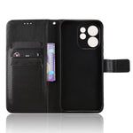 For Oppo Reno15 FS 5G / Oppo Reno15 F 5G Leather Wallet Case with Strap Diamond Texture Phone Cover