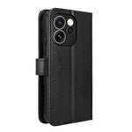 For Oppo Reno15 FS 5G / Oppo Reno15 F 5G Leather Wallet Case with Strap Diamond Texture Phone Cover