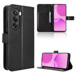 OnePlus Nord CE6 Lite 5G / Turbo 6X 5G / Realme P4x 5G-lædertegnebogsetui med rem, diamantstruktur-mobilcover