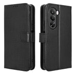 OnePlus Nord CE6 Lite 5G / Turbo 6X 5G / Realme P4x 5G-lædertegnebogsetui med rem, diamantstruktur-mobilcover
